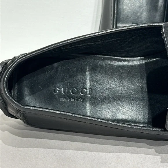 Gucci Horsebit Accent Leather Moccasins - Picture 9 of 13